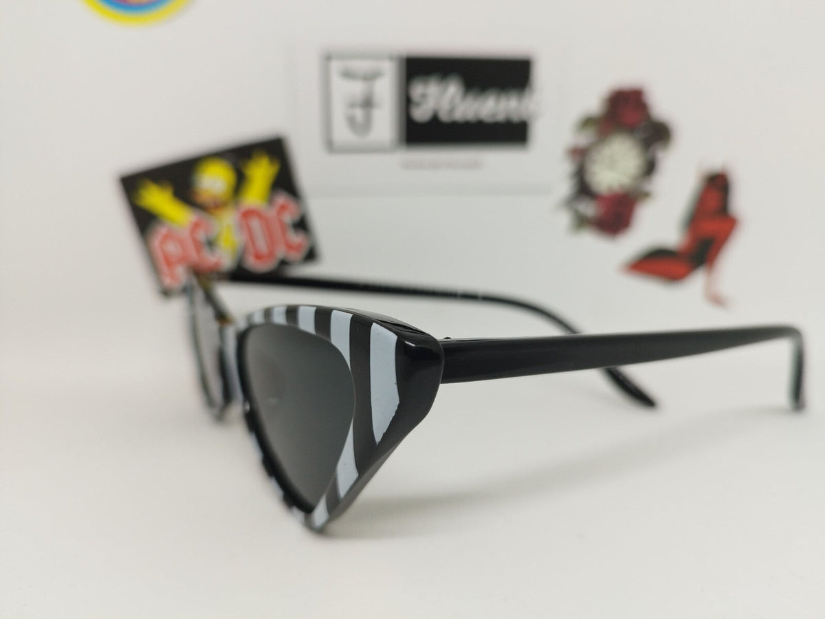 Cat eye Zebra Pattern Sunglasses