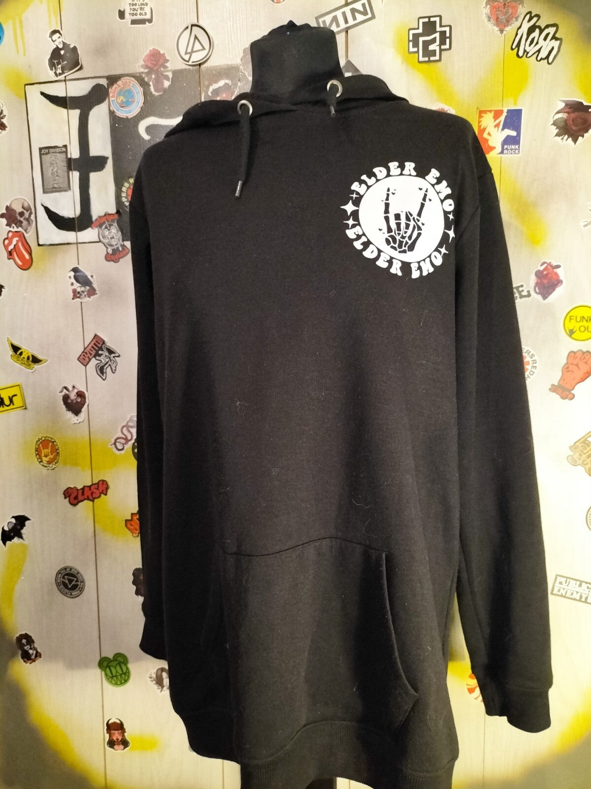 Elder Emo Goth Hoodie Medium-1