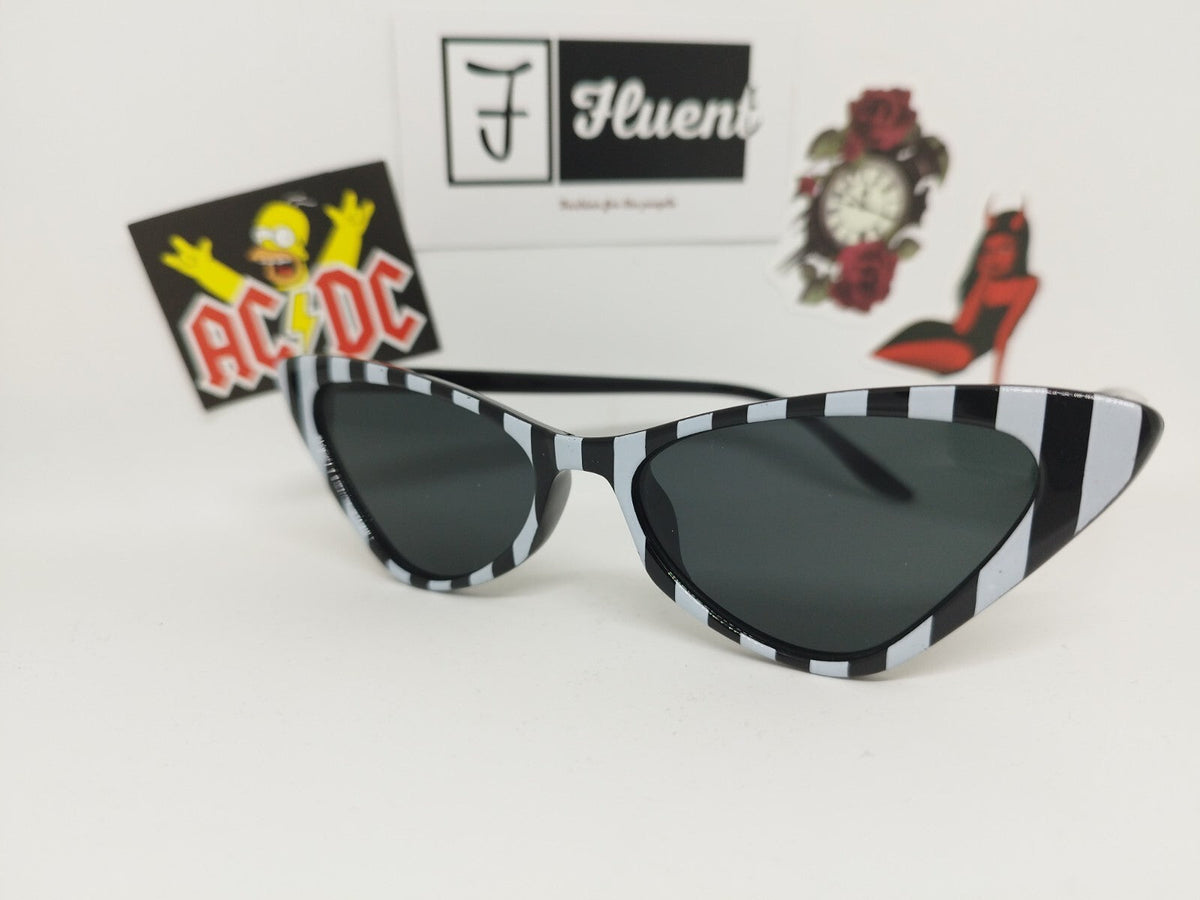 Cat eye Zebra Pattern Sunglasses