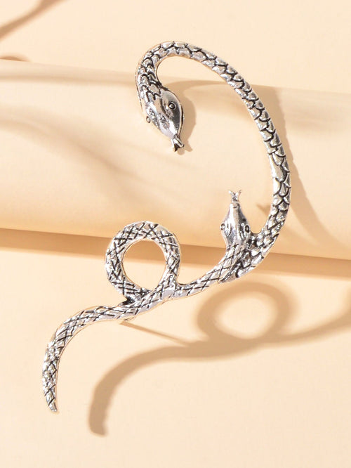 1 pc Punk Vintage Tangled Snake Cartilage Ear Cuff Ear Clip Wrap Stud Earring