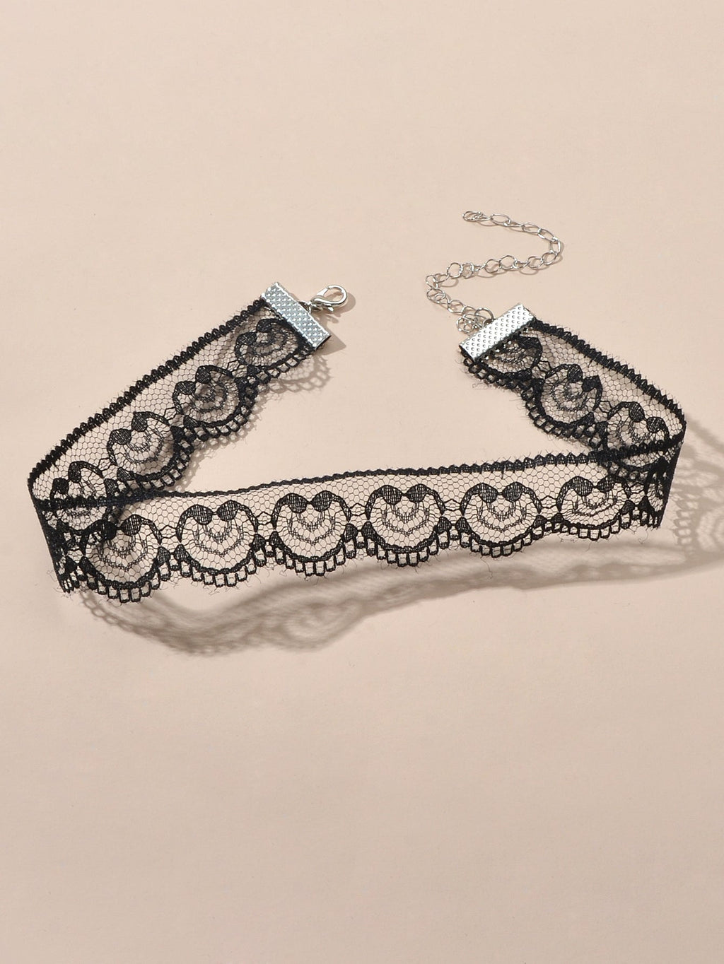 Gothic Jewelry Black Lace Hollow Geometric 90s Tattoos Choker Necklace Collar