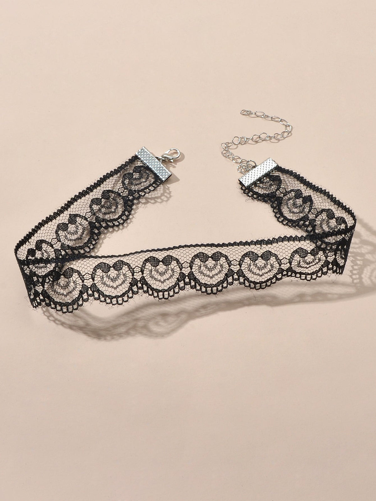 Gothic Jewelry Black Lace Hollow Geometric 90s Tattoos Choker Necklace Collar