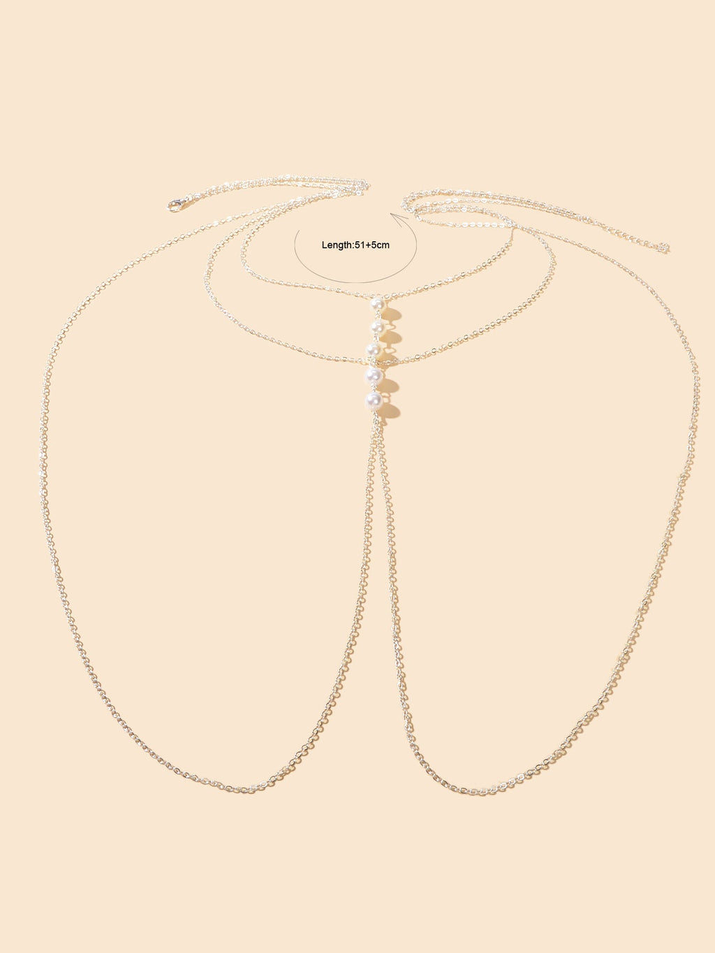 Gold Silver Body Chain with Layered Bra Chains Bikini Nightclub Body Jewellery