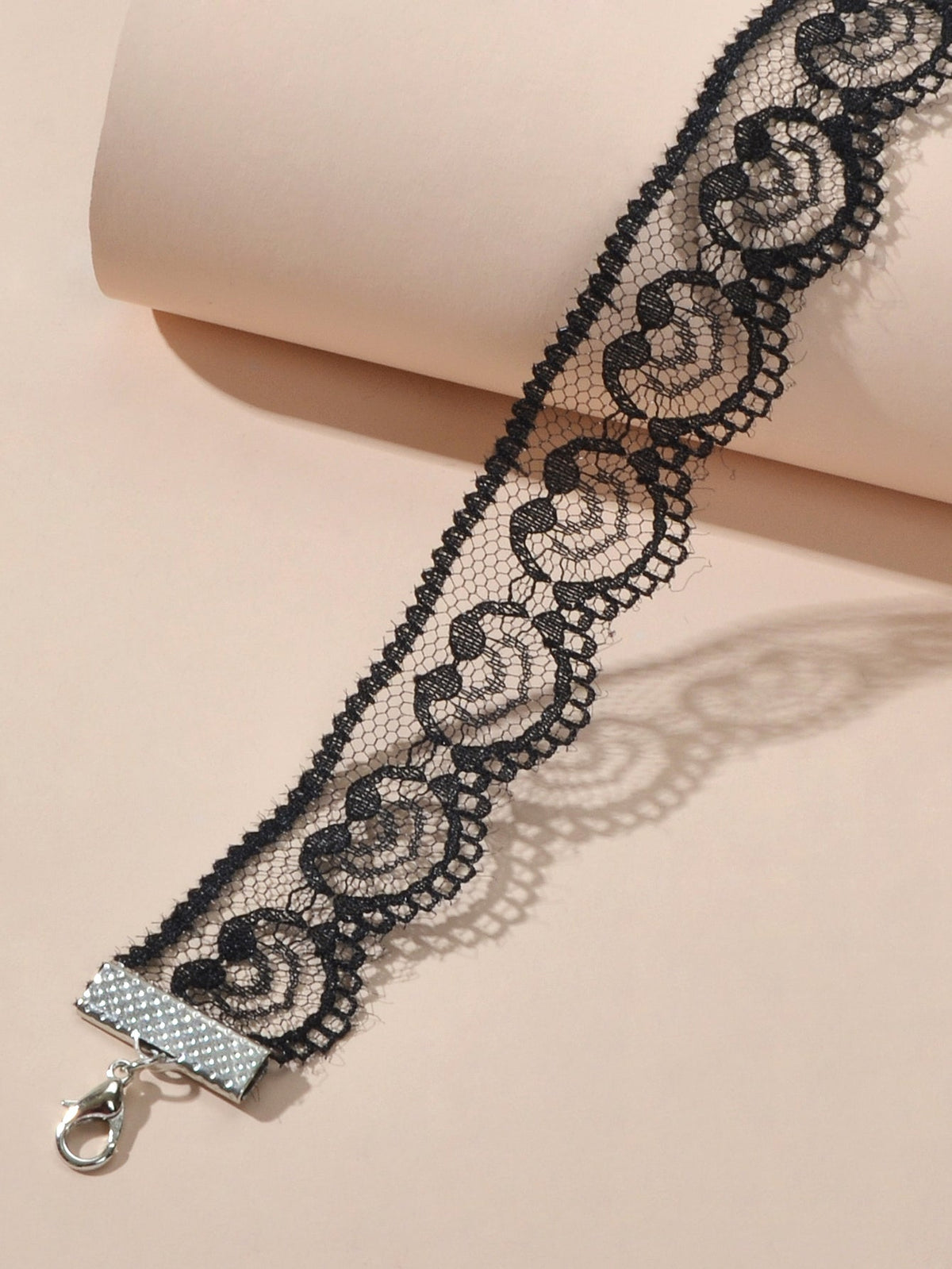 Gothic Jewelry Black Lace Hollow Geometric 90s Tattoos Choker Necklace Collar