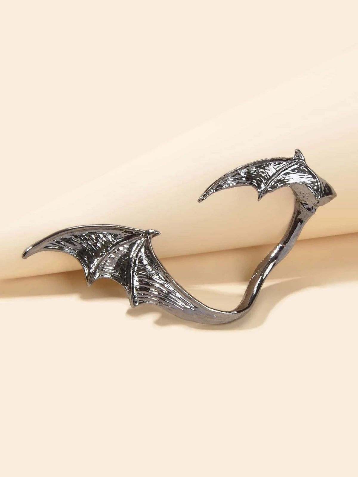 1pc Punk Gothic Vampire Bat Wing Ear Cuff Halloween Cosplay No Piercing Ear Clip