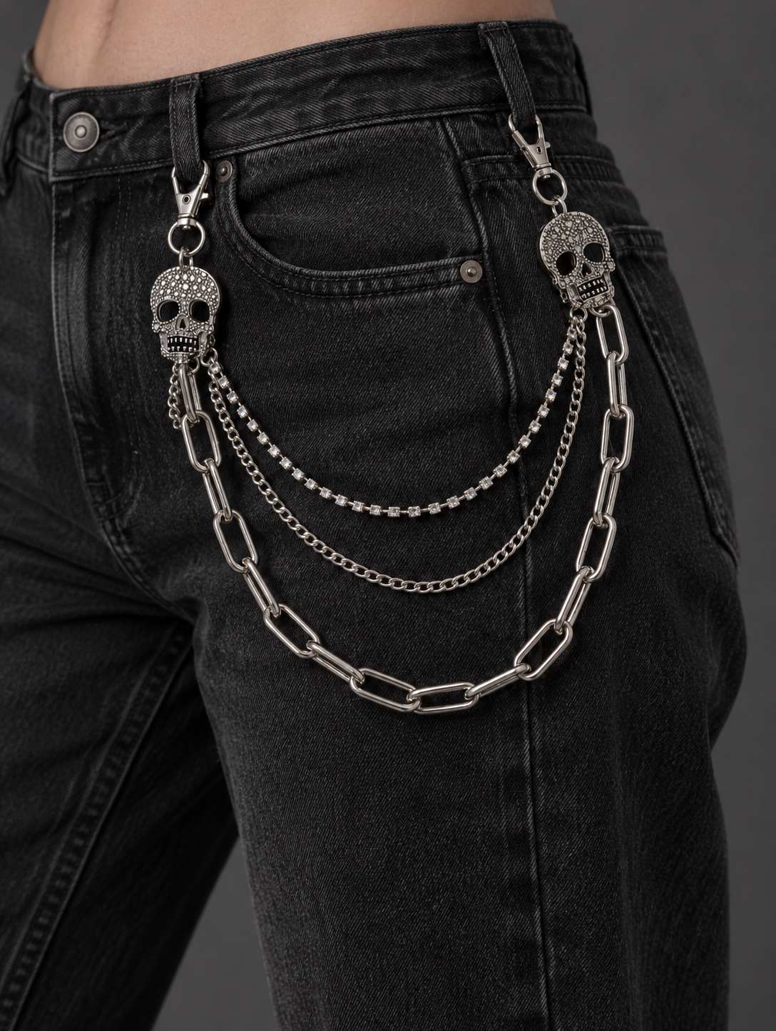 Gothic Skull Trouser Chain