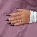 3 pcs Punk Jewelry Minimalist Gold Silver Stackable Multiple Midi Snake Ring Set