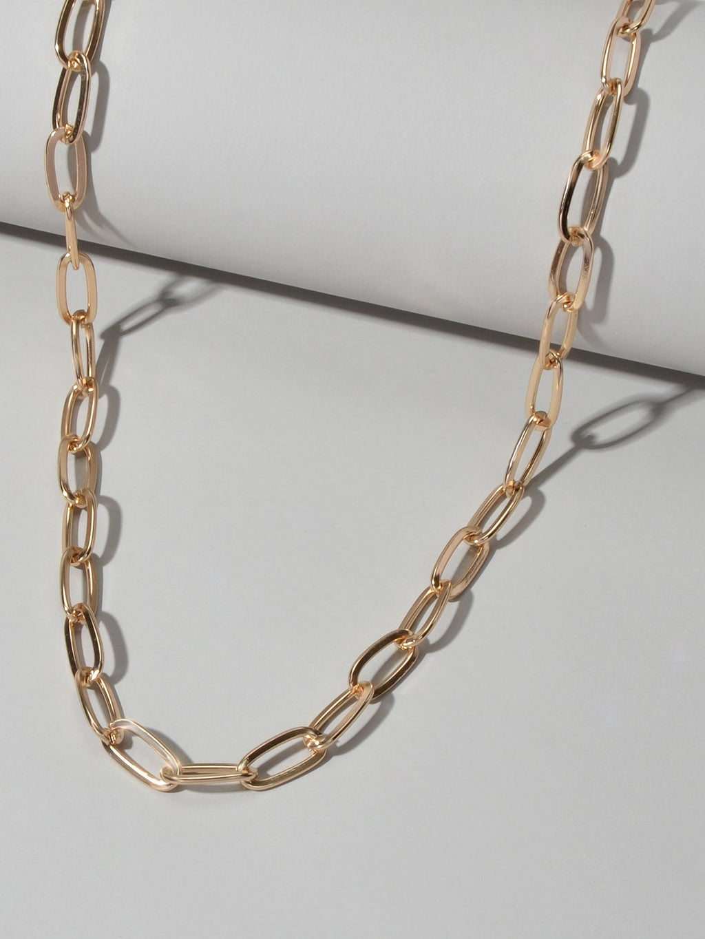 Feelontop Punk Jewellery Statement Heavy Solid Chain Necklace Women Accessories