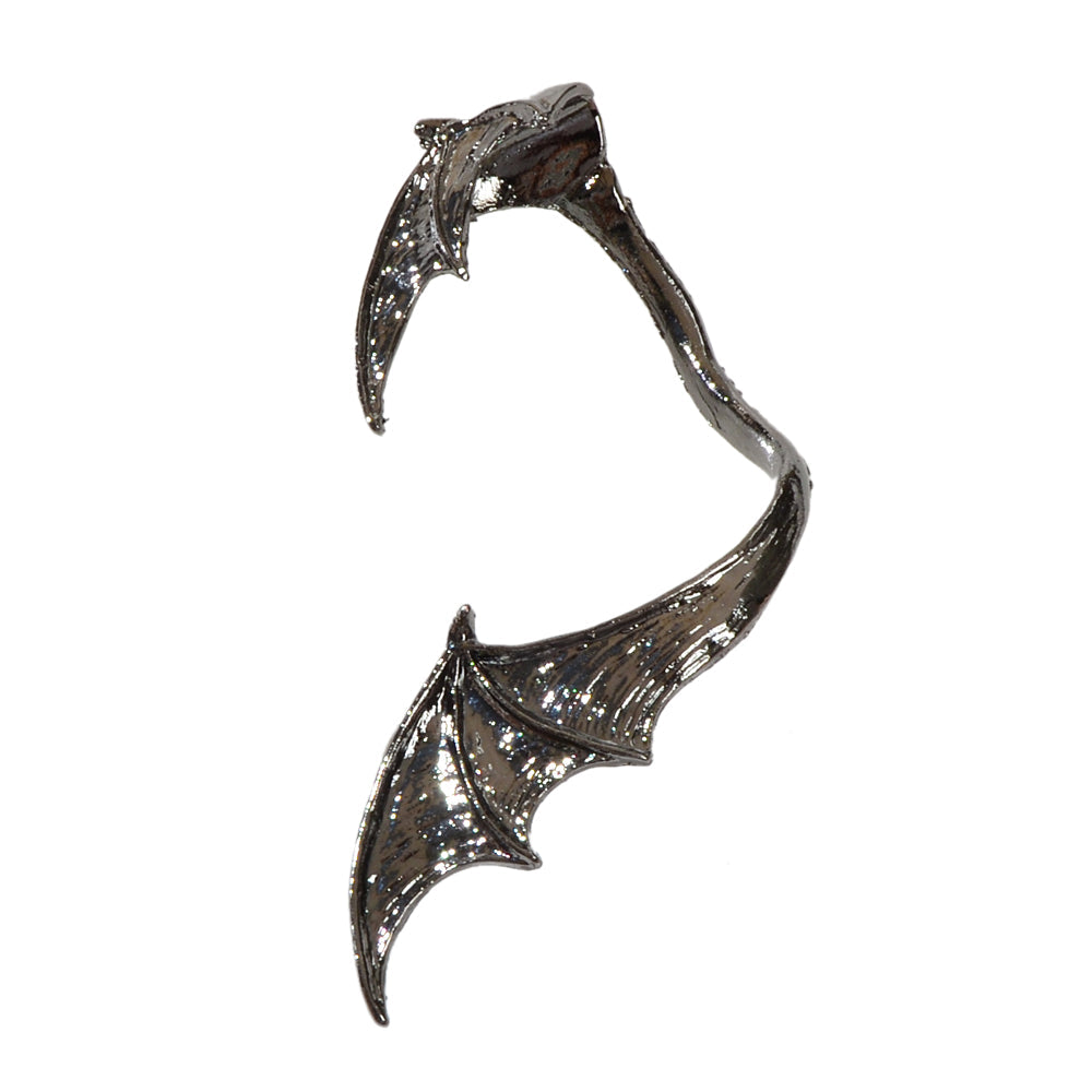 1pc Punk Gothic Vampire Bat Wing Ear Cuff Halloween Cosplay No Piercing Ear Clip
