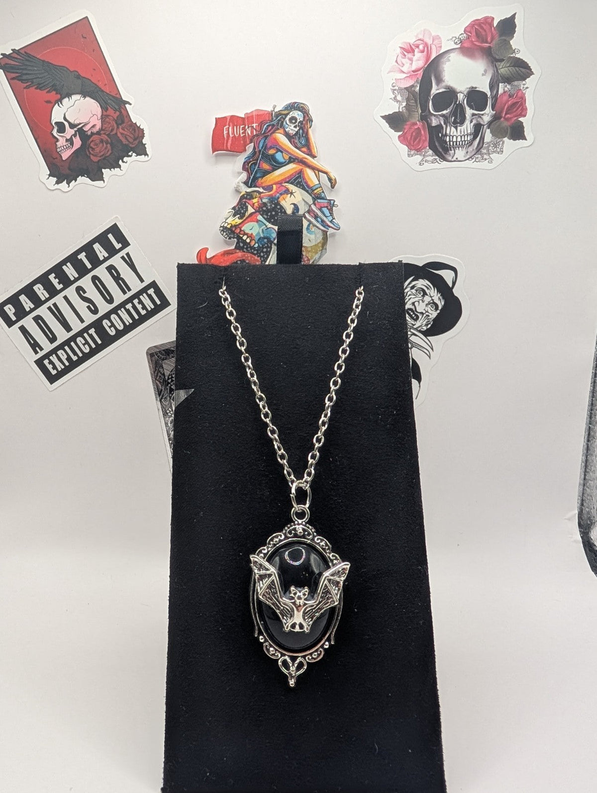 Bat Goth Style Necklace-2