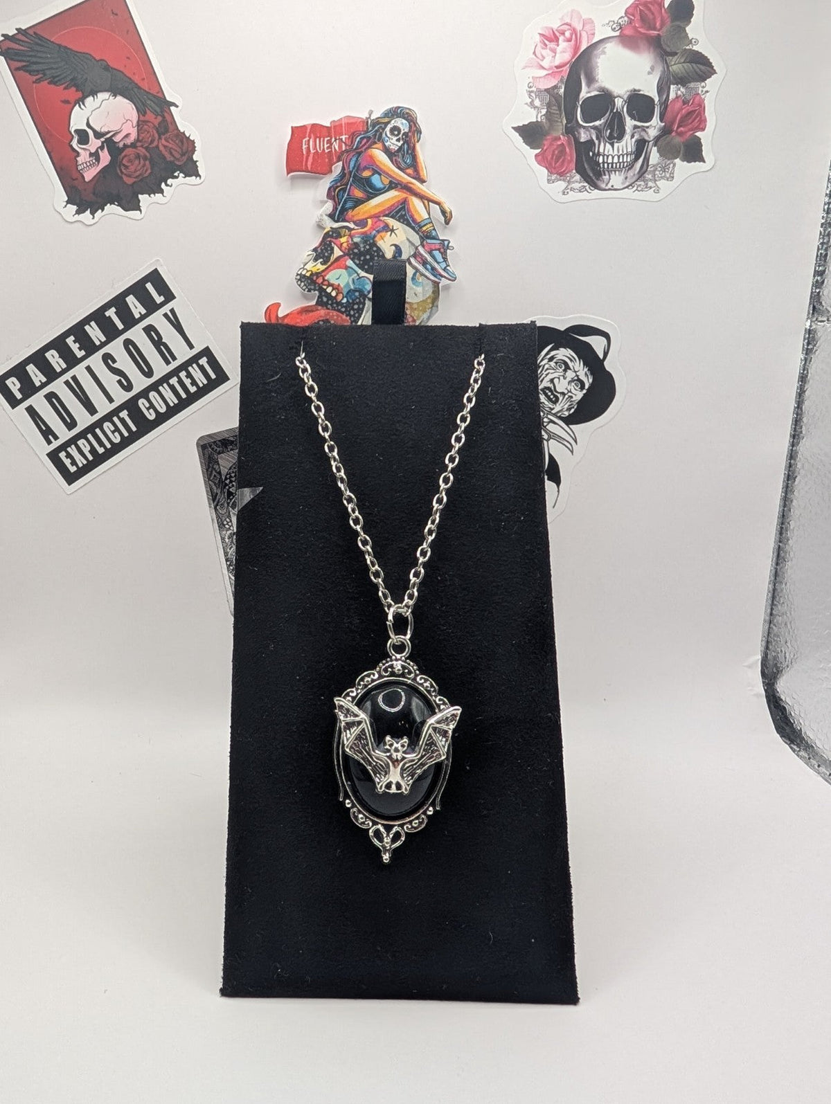 Bat Goth Style Necklace-0